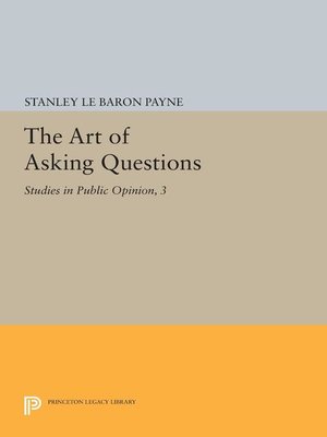 cover image of The Art of Asking Questions